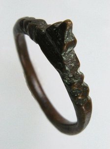 Finger Ring, Frankish, 7th century. Creator: Unknown.