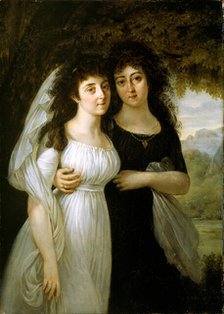 Portrait of the Maistre Sisters, 1796. Creator: Antoine-Jean Gros.