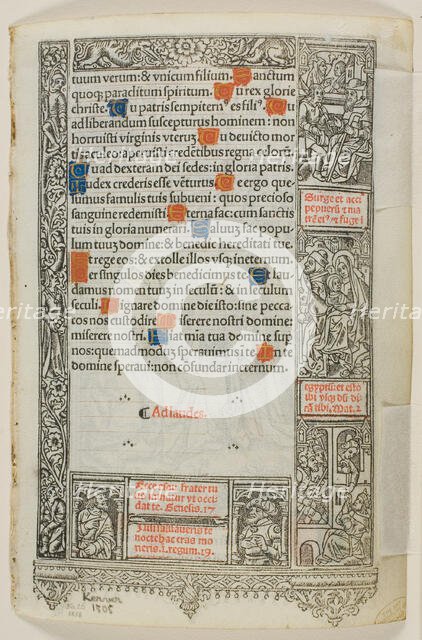 Visitation, from the Book of Hours, n.d. Creator: Thielmann Kerver.