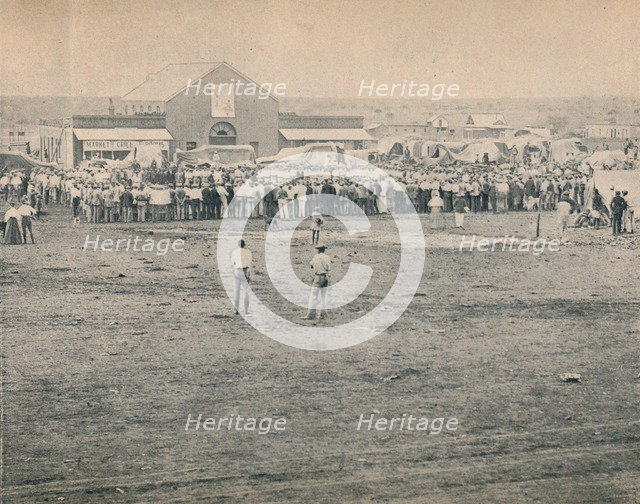 'A Mass Meeting at Bulawayo', c1900. Creator: Unknown.