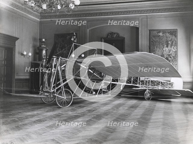 The first Swedish aircraft. Artist: Unknown