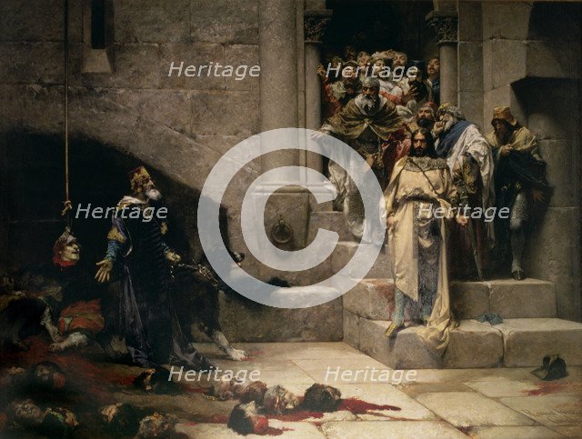 The Bell of Huesca, oil Painting, 1880.