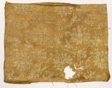 Textile Fragment, 1800s. Creator: Unknown.