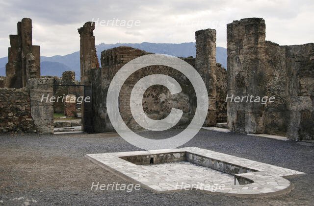 Ruins, Pompeii, Italy, 2009. Creator: LTL.