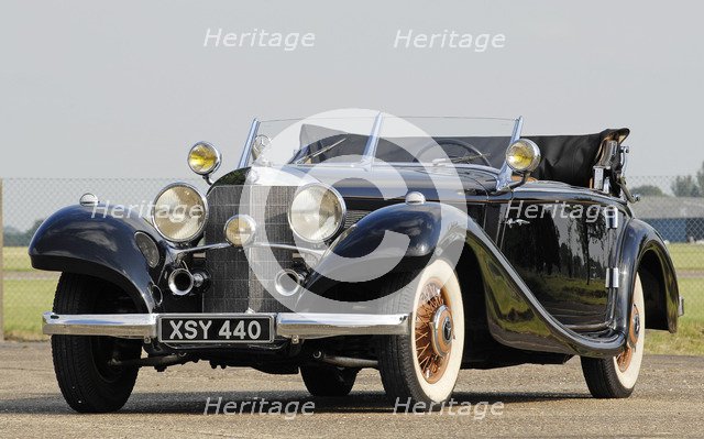 1935 Mercedes Benz 500K Artist: Unknown.