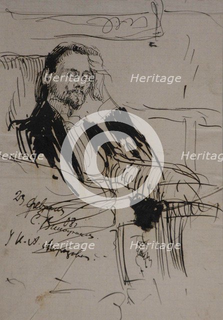 Portrait of Alexey Alexandrovich Bakhrushin (1865-1929), 1908. Artist: Vinogradov, Sergei Arsenyevich (1869-1938)