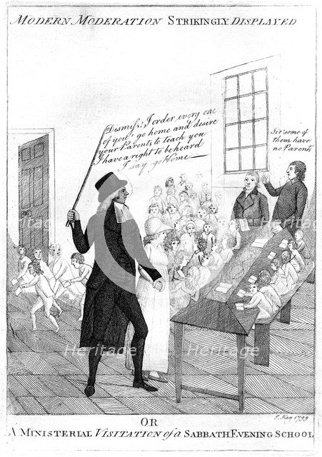 'Modern moderation strikingly displayed', 1799. Artist: Kay