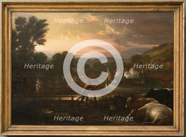 Paddington Canal, 1801. Creator: Benjamin West.