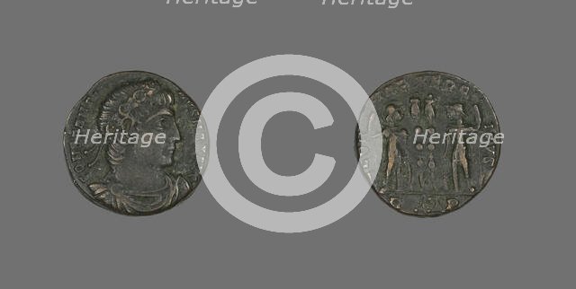 Coin Portraying Emperor Constantine I, 333-335. Creator: Unknown.
