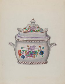 Sugar Bowl, c. 1936. Creator: John Cutting.