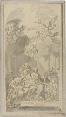 Marriage of St. Catherine, n.d. Creator: Ermenegildo Costantini.