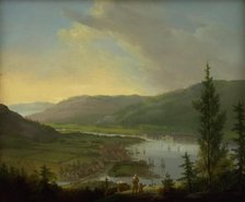 View towards Drammen, Norway, 1790-1799. Creator: Christian August Lorentzen.