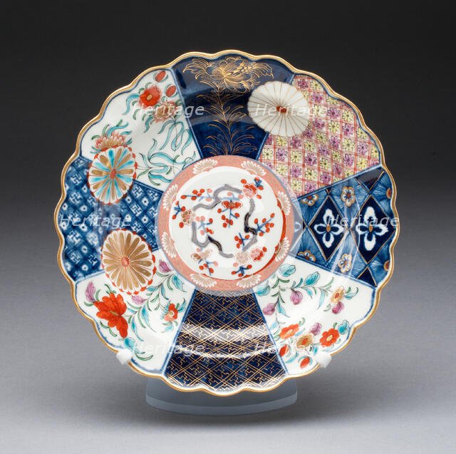 Plate, Worcester, c. 1770. Creator: Royal Worcester.