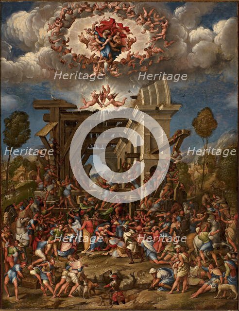 The Adoration of the Magi, c1525. Creator: Marchesi (da Cotignola), Girolamo (1480-1550).