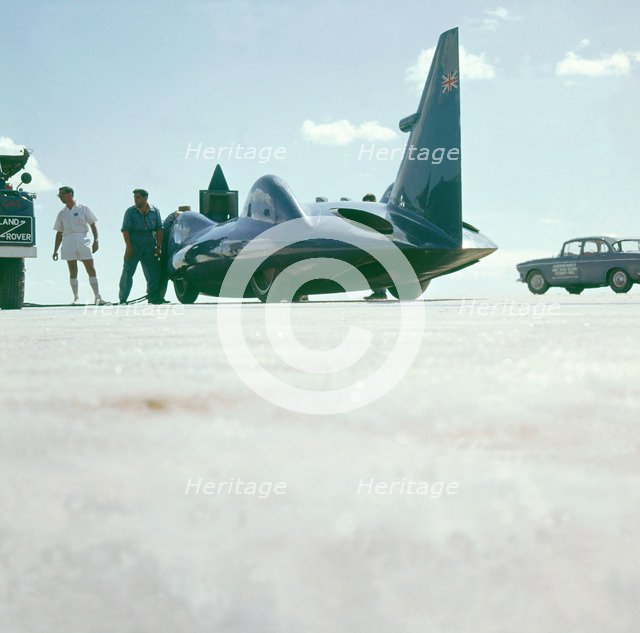 1963 Bluebird CN7 at Lake Eyre, Australia. Artist: Unknown.