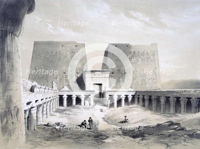 'Edfou', 19th century. Artist: Henry Pilleau