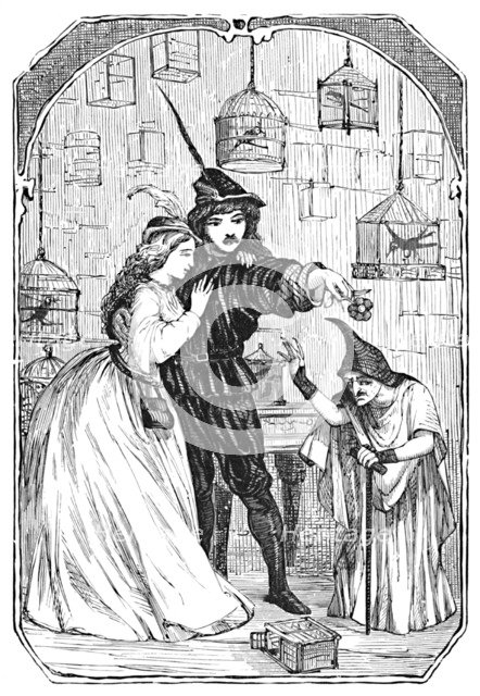 'Jorinde and Joringel', 1901. Artist: Edward Henry Wehnert.