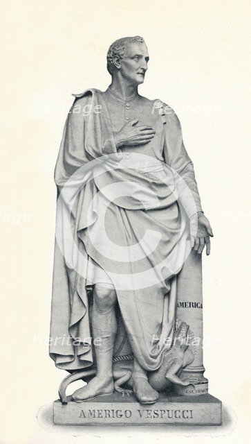 Amerigo Vespucci, (1454-1512), 1912. Artist: Gaetano Grazzini