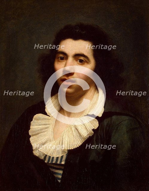 Self-Portrait, Early 19th cen.. Artist: Girodet de Roucy Trioson, Anne Louis (1767-1824)