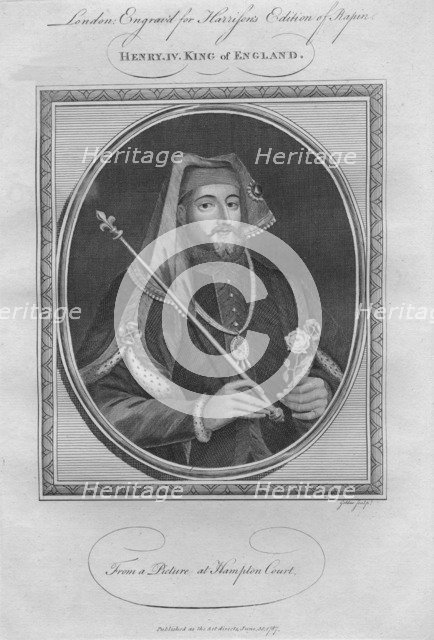 King Henry IV, 1787.  Artist: Anon.