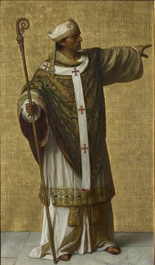 Notker of Liège, 1872-1877. Creator: Gallait, Louis Joseph (1810-1877).