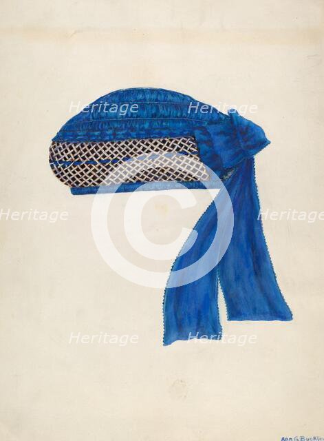 Hat, c. 1937. Creator: Ann Gene Buckley.