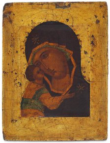 The Virgin of Vladimir, 16th century. Creator: Russian icon.