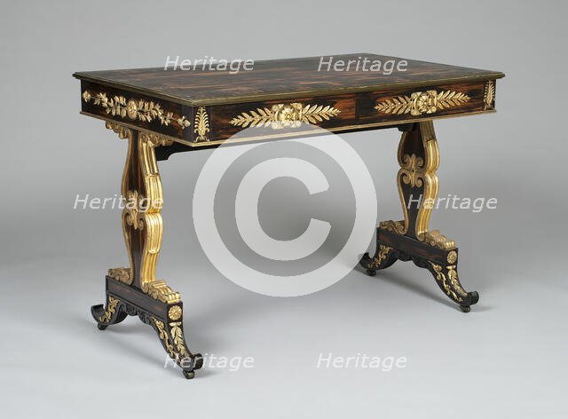 Sofa Table, England, c. 1805. Creator: Unknown.