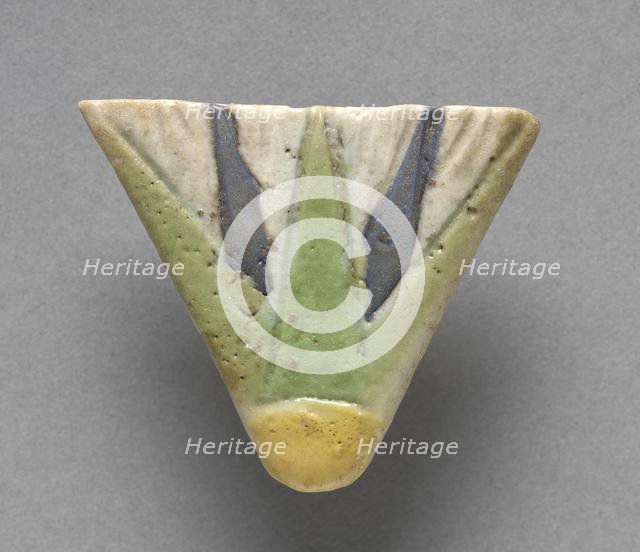 Lotus Blossom Necklace Terminal, c. 1391-1337 BC. Creator: Unknown.