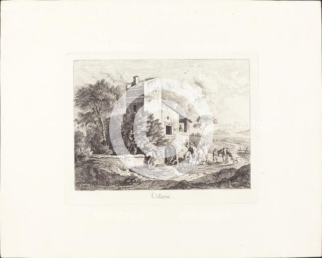 Osteria, c. 1831. Creator: Ludwig Richter.