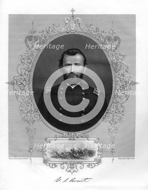 Ulysses S Grant, American general and 18th President of the United States, 1862-1867.Artist: Brady