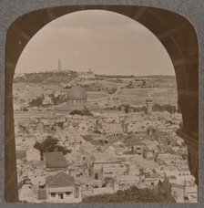 'Jerusalem from the belfry of the Protestant Church', c1900. Artist: Unknown.