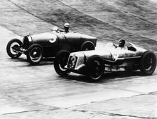 British Grand Prix, Brooklands, Surrey, 1927. Artist: Unknown