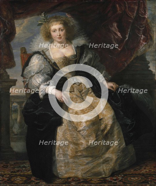 Hélène Fourment in wedding dress, c. 1630-1631.