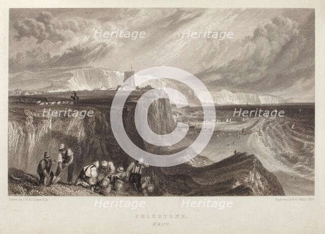 Folkstone, Kent, 1826. Creator: JMW Turner.