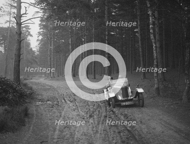 Eric Longden's Eric-Longden at the JCC General Efficiency Trial, Oxshott Woods, Surrey, 1923. Artist: Bill Brunell.