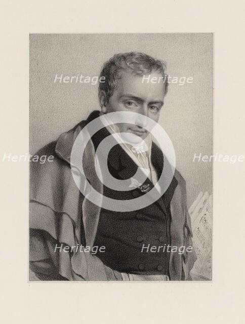 Portrait of the composer Ferdinand Hérold (1791-1833). Creator: Dupré, Louis (1789-1837).