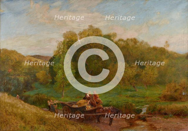 Sweet Water Meadows Of The West, 1893. Creator: John William North.