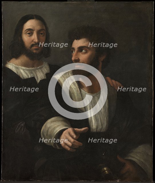 Self-Portrait with a Friend (Double Portrait), 1519. Artist: Raphael (1483-1520)