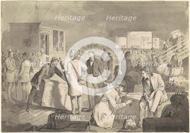 Customs Shed, 1875-1876. Creator: James Wells Champney.