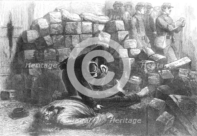 The last perquisition, 1871. Creator: Unknown.