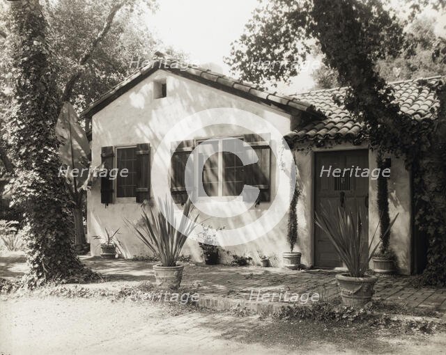 Justin B. Alexander house, Montecito, California, 1923. Creator: Frances Benjamin Johnston.