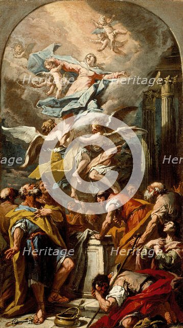 The Assumption of the Virgin, between c1734 and c1740. Creator: Gaspare Diziani.
