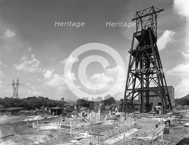 The new headgear at Kilnhurst colliery, South Yorkshire, 1957. Artist: Michael Walters