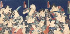 Utagawa's Lifetime Masterpiece, from the Japanese version of the Shuihu Zhuan,..., 1863 (5th month). Creator: Utagawa Kunisada.
