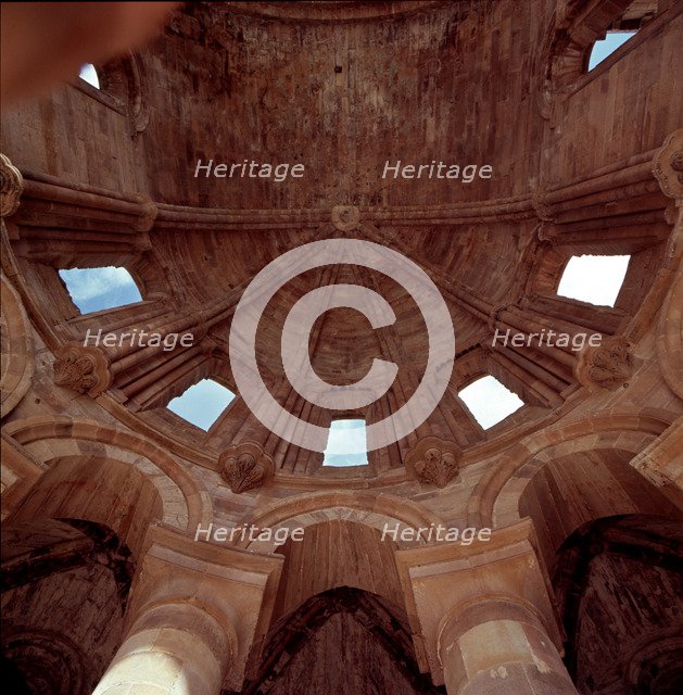 Detail of the rib vault of the church of the old monastery of the Cistercian Abbey of Santa Maria…