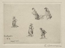 Haymakers, 1916. Creator: Friedrich Kallmorgan (German, 1856-1924).