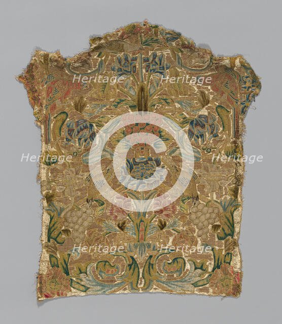 Chair Back, Italy, 17th century. Creator: Unknown.