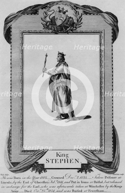 'King Stephen', 1783.  Artist: Hawkins.