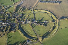 The village, Neolithic henge and stone circle, Avebury, Wiltshire, 2023. Creator: Damian Grady.